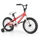 preview thumbnail 2 of 18, Babyjoy 16'' Kids Bike Bicycle w/ Training Wheels for 5-8 Years Old - See details