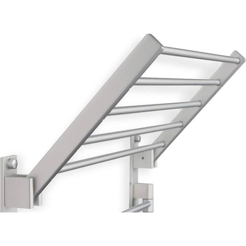 Wall Mount Laundry Organizer - 17" Metal Rack