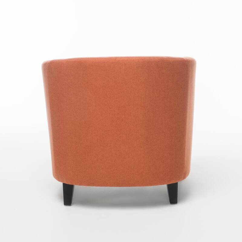 Rustic Side Chair Club Chair Accent Chair Corner Chair Leisure Chair Orange Dressing Chair Reading Chair Vanity Chair