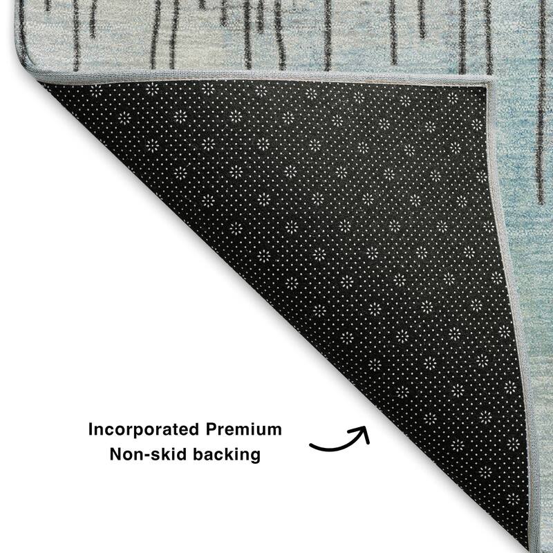 Premium Washable Super Soft Modern Glam Mayfield Rug