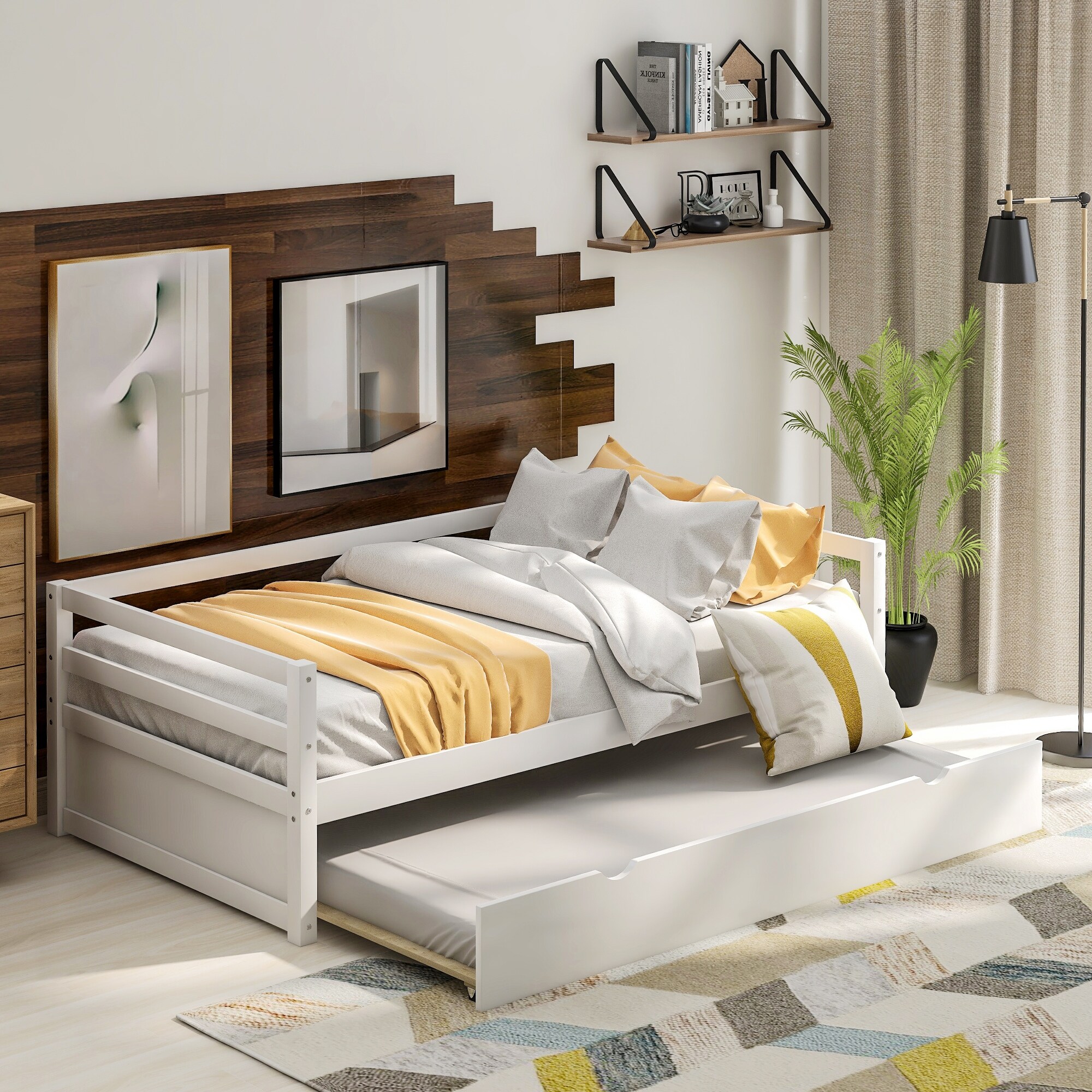 Kid trundle bed set online