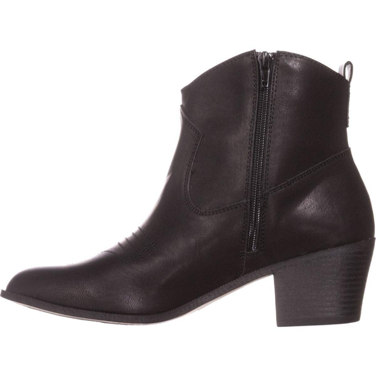 womens black ankle cowboy boots