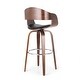 preview thumbnail 6 of 10, Wooden High Swivel Barstool Counter Stool Dining Chair Reception Chair