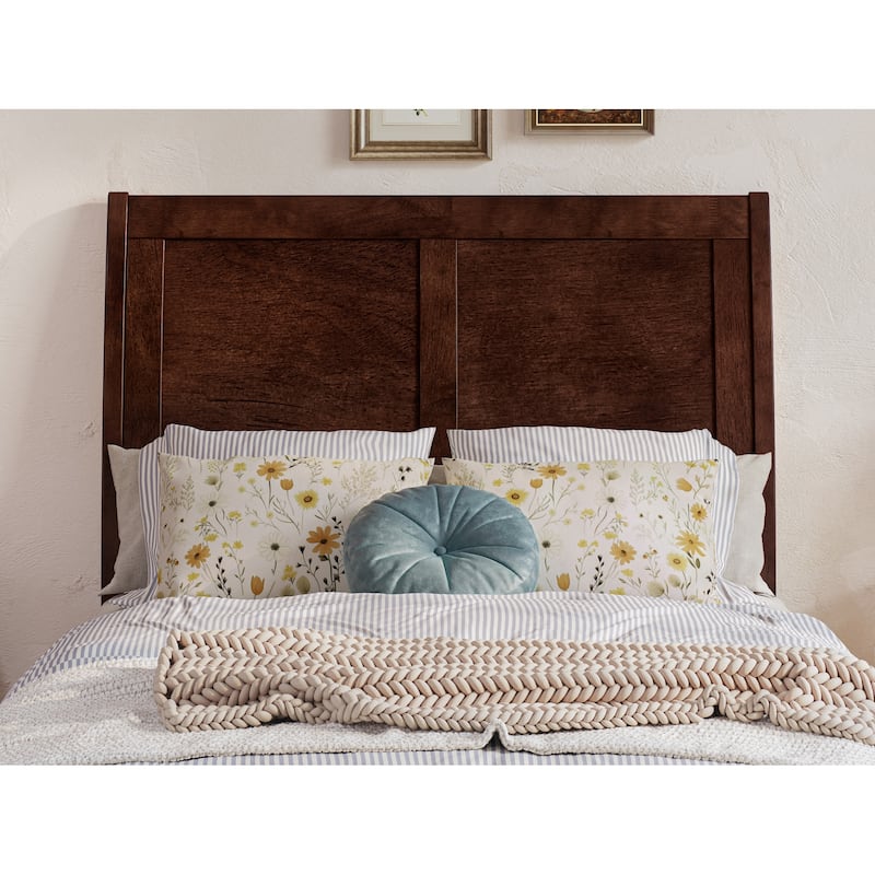 Andorra Platform Bed with Panel Footboard and Twin XL Trundle