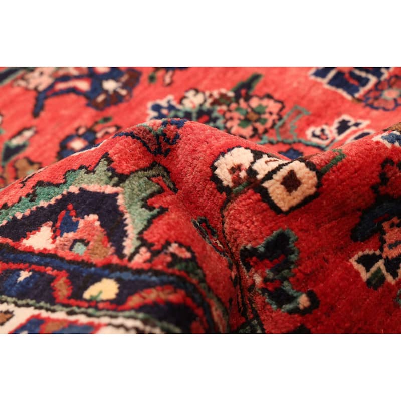 ECARPETGALLERY Hand-knotted Andelz Red Wool Rug - 2'10 x 10'0