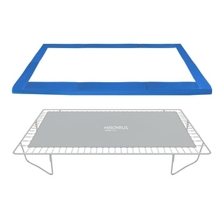 Blue Super Trampoline Replacement Safety Pad (Spring Cover) for Rectangular Frames