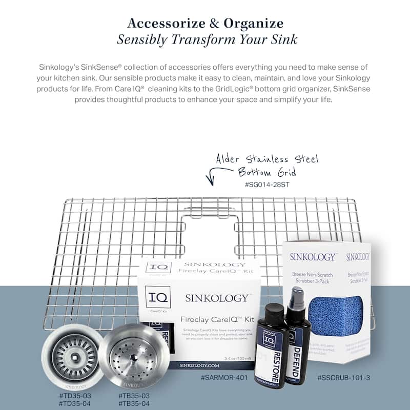 Grace Crisp White Fireclay 34″ Quick-Fit Farmhouse Apron Front Undermount Single Bowl Kitchen Sink with Bruton Black Faucet Kit