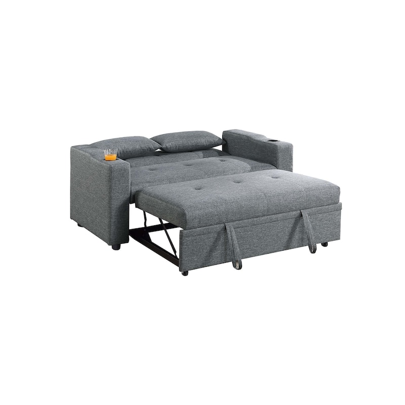 Poundex Convertible Sofa