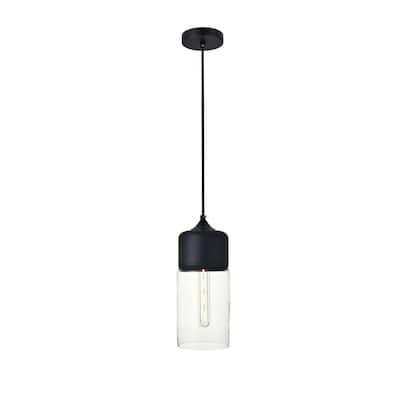1-Light Pendant with 5 inch Clear Glass