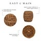preview thumbnail 7 of 6, Naomi Woven Abaca Accent Table by East at Main - 19x19x19