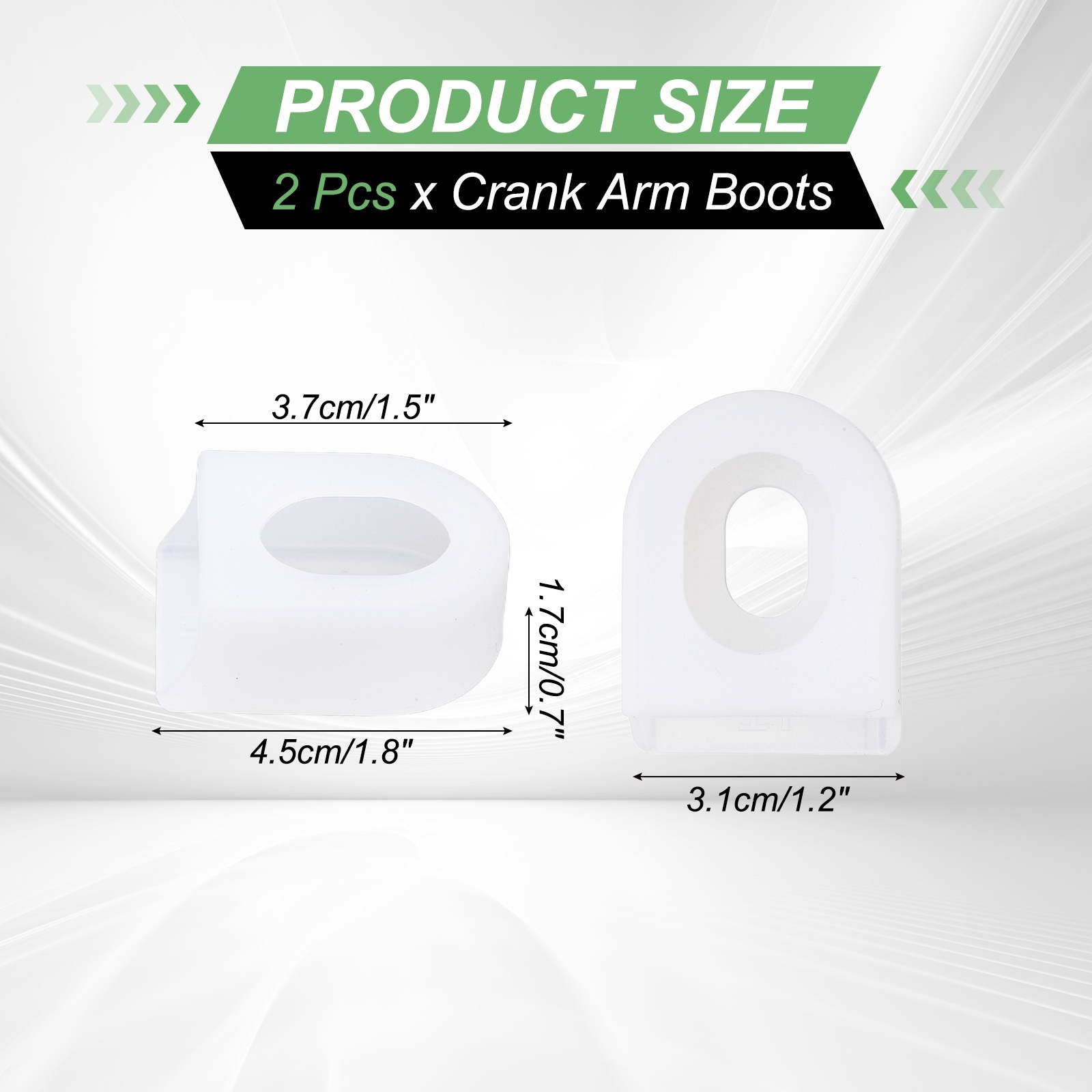 Crank Boot Protectors Bicycle Sleeve Crank Arm Cover - Fit for (Mountain Bike/Road Bike/Cranksets Protection) - Small