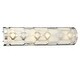 preview thumbnail 1 of 3, Libby Langdon for Crystorama 1 Light Polished Nickel Bath Fixture - 24'' W x 6.5'' H x 4'' D