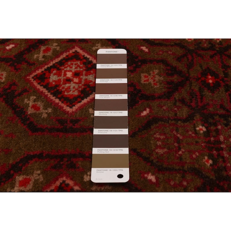 ECARPETGALLERY Hand-knotted Anatolian Vintage Brown, Red Wool Rug - 5'1 x 15'9