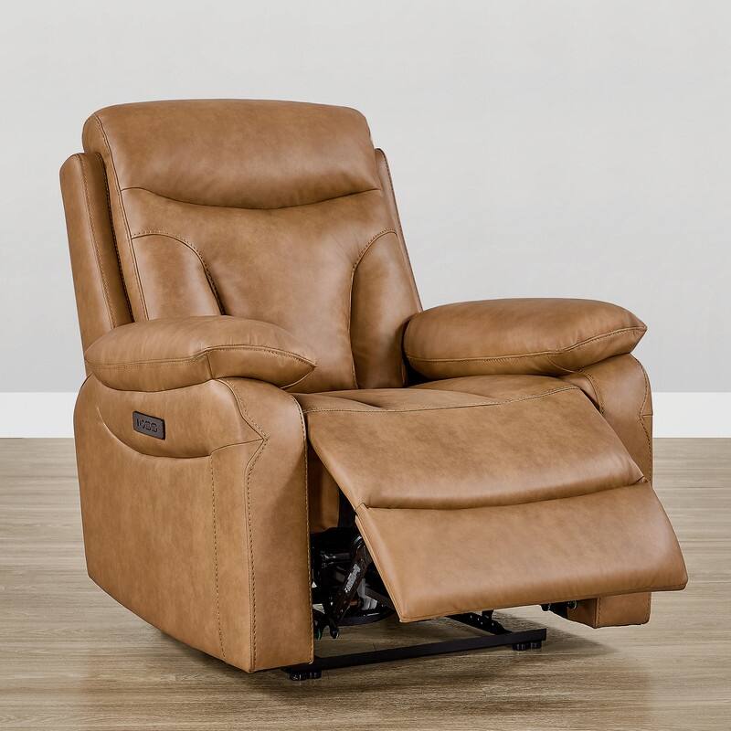 Spruce & Spring Dual Motor Power Recliner Wall Hugger with Power Headrest