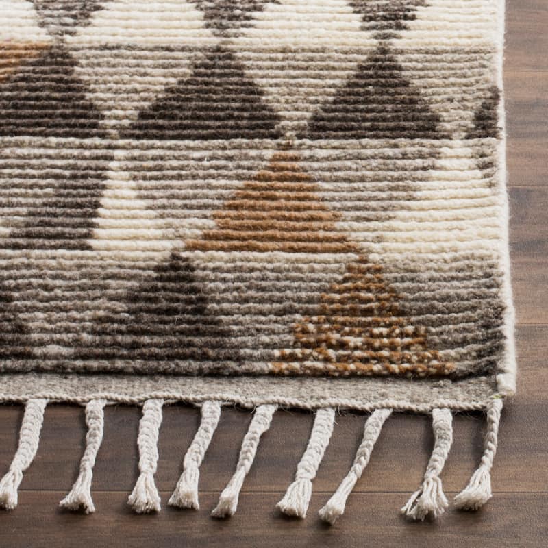 SAFAVIEH Hand-knotted Kenya Lelda Southwestern Tribal Wool Rug