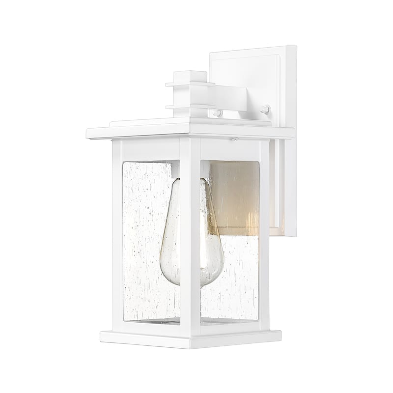 Outdoor Wall Sconce, Exterior Lighting, Outdoor Lantern - 1Pack - White