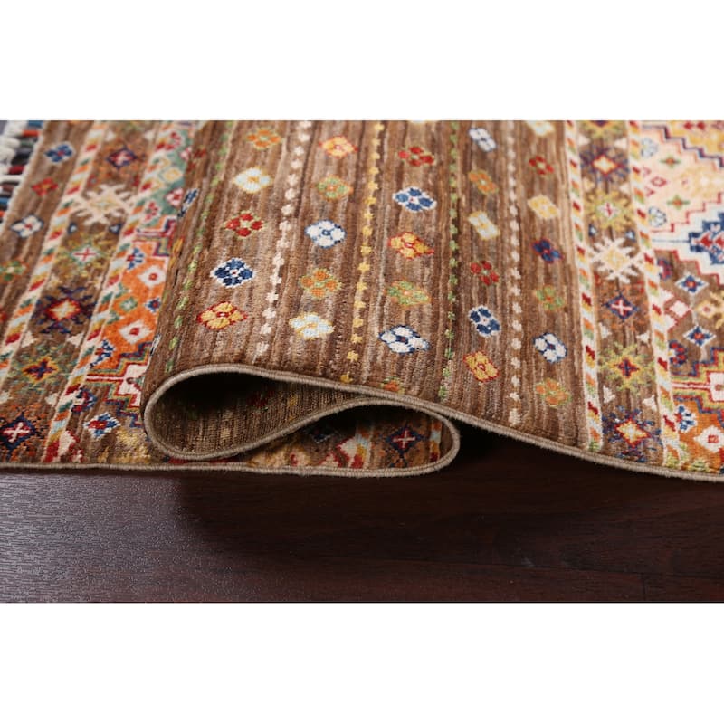 Vegetable Dye Kazak Oriental Wool Area Rug Hand-knotted Bedroom Carpet - 3'4" x 5'11"