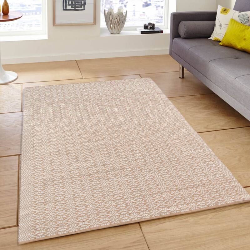 Sasha Sinae All-Natural Jute & Rayon Flatweave Area Rug