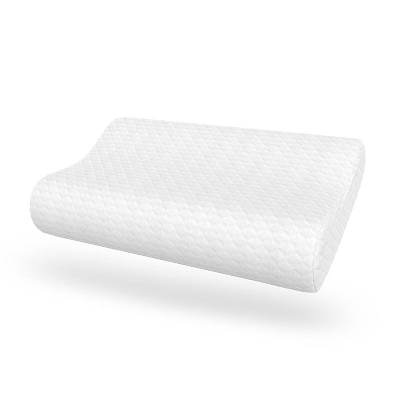 Bodipedic Classics Gel-Infused Contour Memory Foam Bed Pillow - White - Single