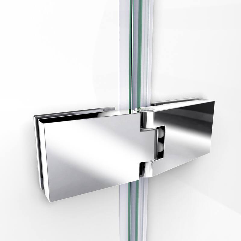 DreamLine Aqua Ultra 57-60 in. W x 30 in. D x 58 in. H Hinged Tub Door with Return Panel - 30" x 57" - 60"