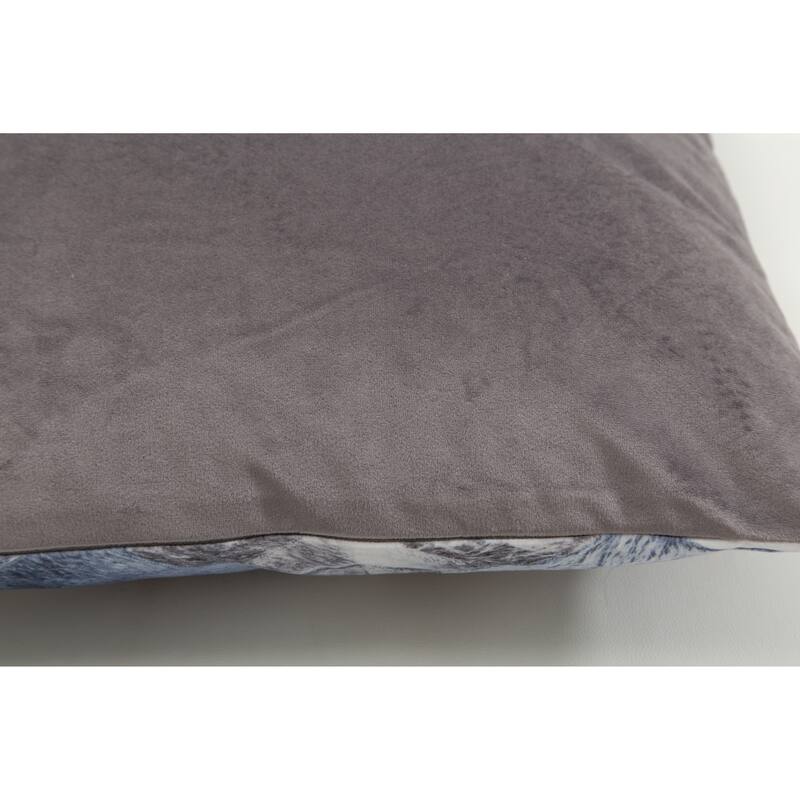 Capri Collection Patterned Faux Cowhide Printed Throw Pillow