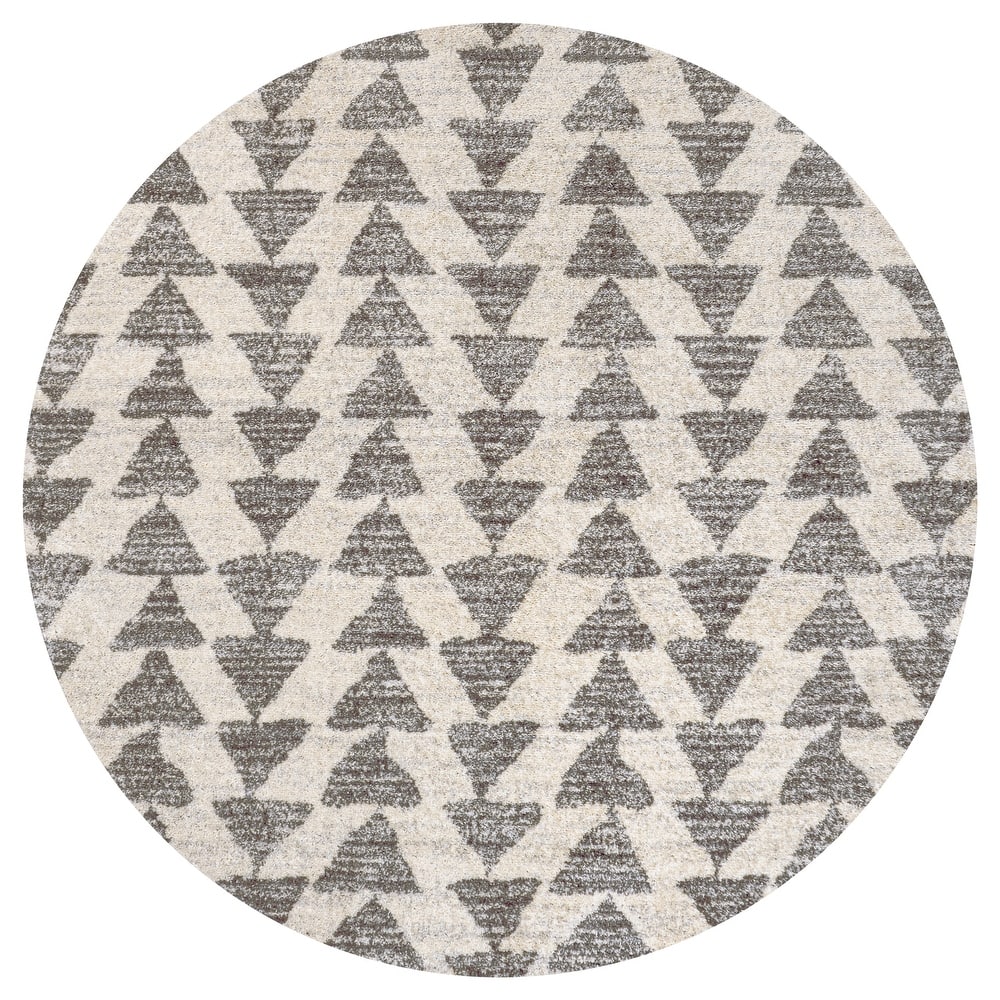 JONATHAN Y Khalil Moroccan Triangle Geometric Area Rug