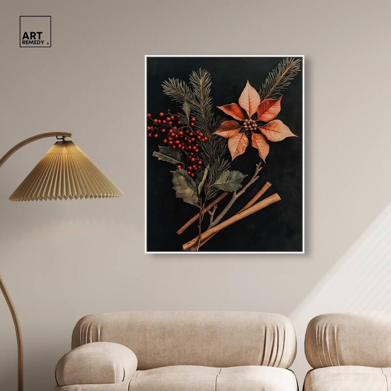 Hearth Flora Canvas by Art Remedy