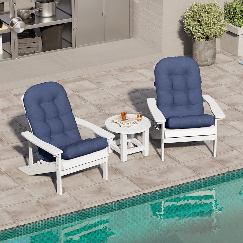 Adirondack Style Patio Outdoor Chair Cushion for Adirondack Chair or Lounge Rocking Chair - See picture
