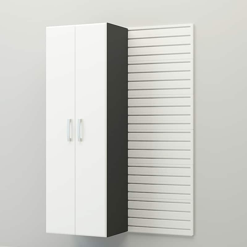 Flow Wall 24 Piece PVC Indoor Deluxe Cabinet Storage Set
