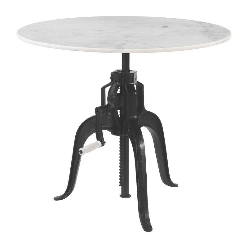 Mufid Bistro Table White & Black