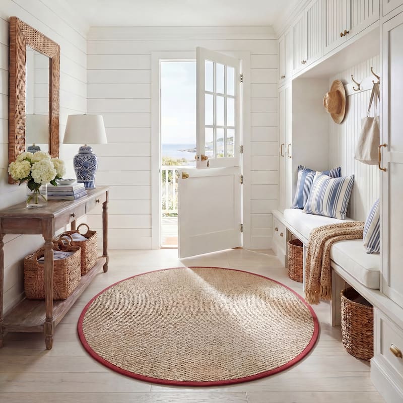 SAFAVIEH Natural Fiber Zymryd Basketweave Seagrass Rug
