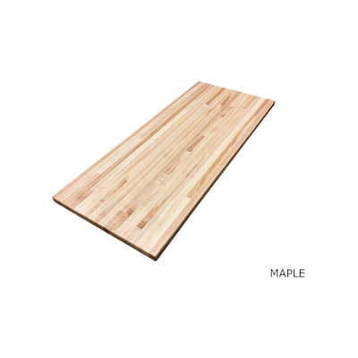Durable 1.5" Thick Butcher Block - Ideal for Coffee Tables and Shelves