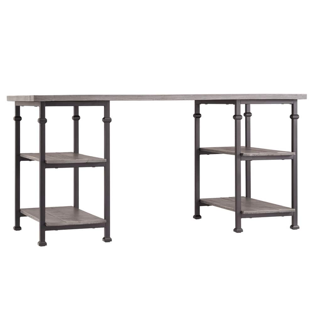 Myra Vintage Industrial Storage Desk by iNSPIRE Q Classic