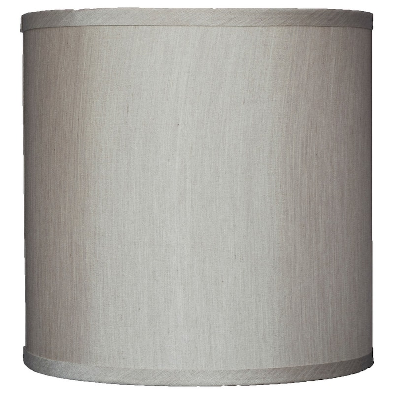 Classic Drum Faux Silk Lamp Shade 8-inch to 16-inch Available - 10" - Champagne