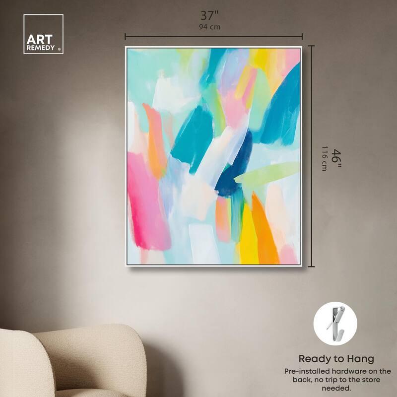 Whirlwind of Color I Canvas by Art Remedy