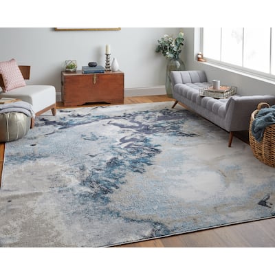 Grand Bazaar Oria Machine Made Abstract Transitional Area Rug
