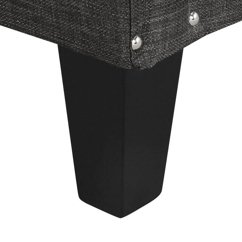 Erica Accent Armchair with Chrome Nailhead Trim