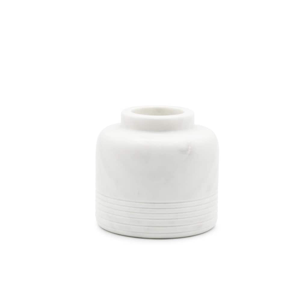 Nizzoli White Vase- Small