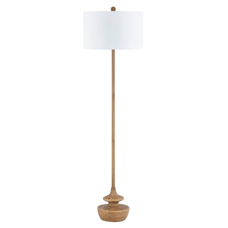 Stokes 65" Floor Lamp with Fabric Shade - Natural
