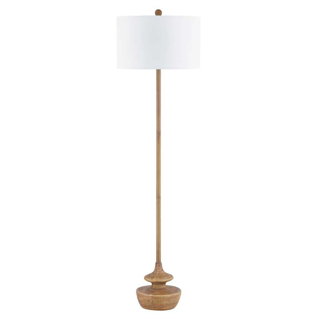 Stokes 65" Floor Lamp with Fabric Shade - Natural