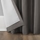 preview thumbnail 82 of 88, Sun Zero Evelina Faux Dupioni Silk Blackout Curtain Panel, Single Panel
