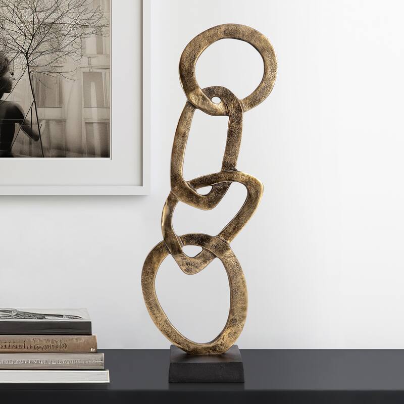 Sagebrook Home Aluminum Novelty Noida Statuary