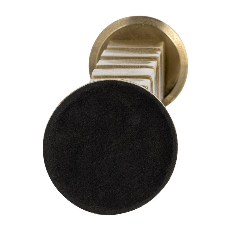 Metal Stacked Cubes Pillar Candle Holder - Gold, 24 in.