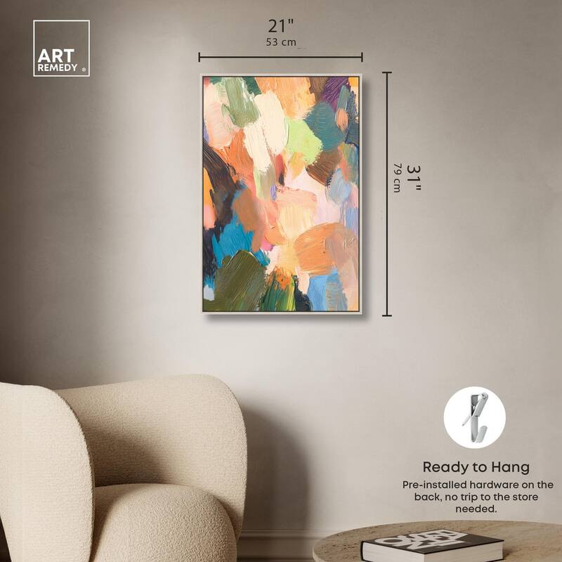 Chromatic Surge III Canvas by Art Remedy