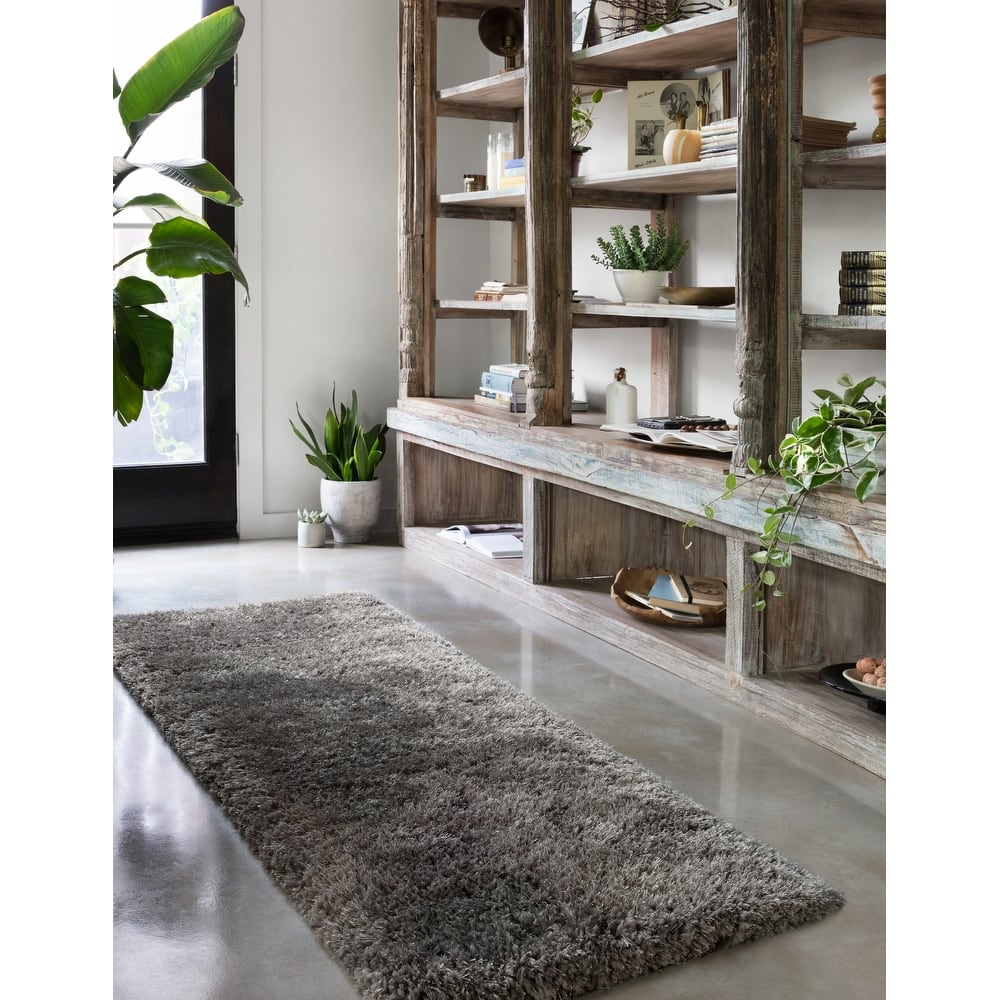 Alexander Home Laura Hand-tufted Modern Shag Area Rug