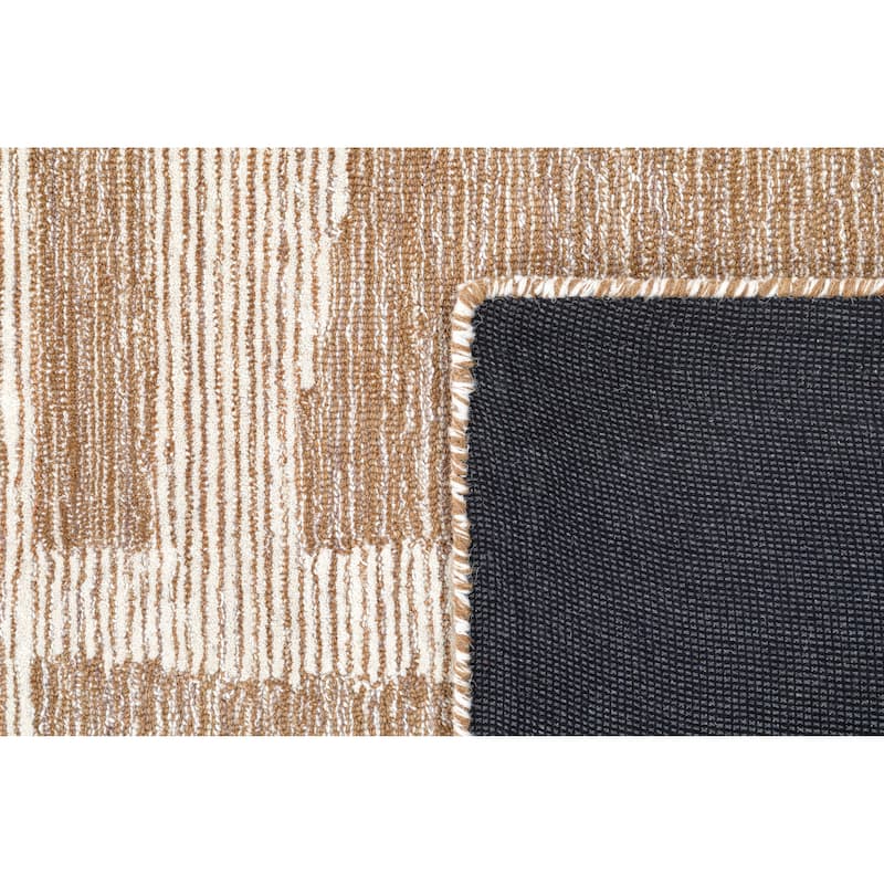 Terra by Obeetee Shadows Ashanti Brown Rug