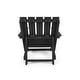 preview thumbnail 101 of 172, Shoreline Fully Assembled All-Weather HDPE Outdoor Folding Modern Adirondack Chair
