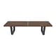 preview thumbnail 11 of 36, LeisureMod Inwood Modern Slatted Platform 5 Foot Wood Bench