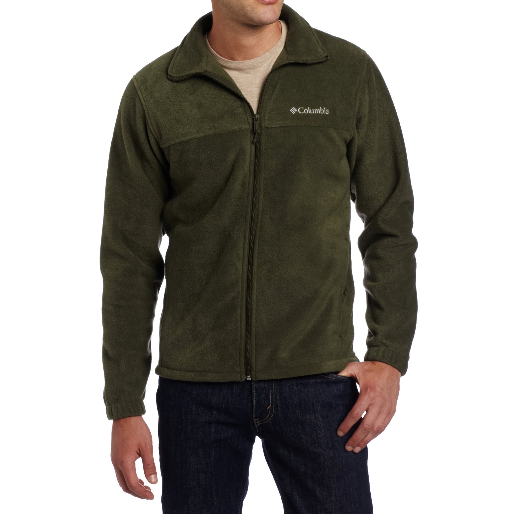 green columbia fleece jacket
