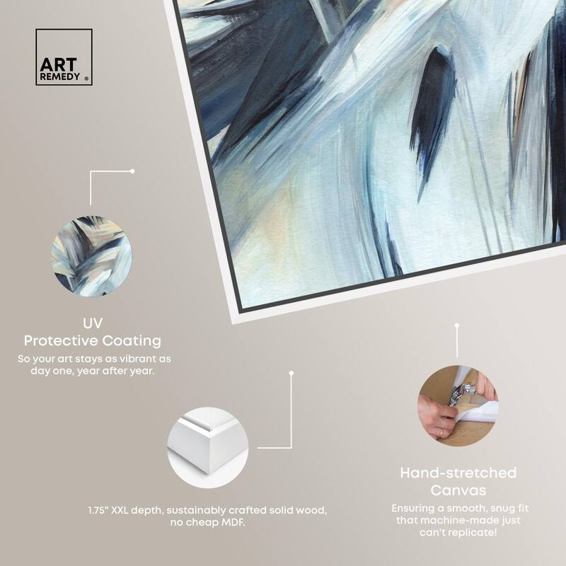 Layered Shadows Canvas by Art Remedy